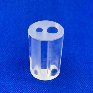 Transparante gesmolten silicabuis met een diameter van 5-30 mm en dubbel gat