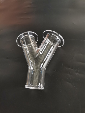 Reactor de tubo en Y con horno de cuarzo