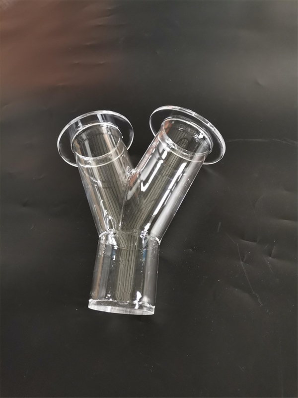 Reactor de tubo en Y con horno de cuarzo