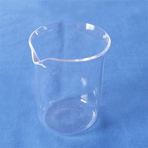 Becher al quarzo personalizzato da laboratorio resistente al calore