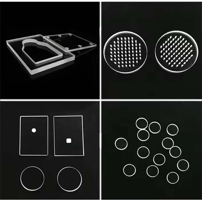 Optische Glasplatte aus Quarzglas JGS1 JGS2 JGS3