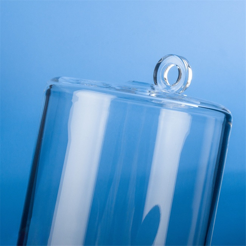 Tube de bouchon en quartz transparent