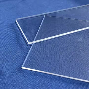 Placa de vidro de quartzo com janela UV transparente