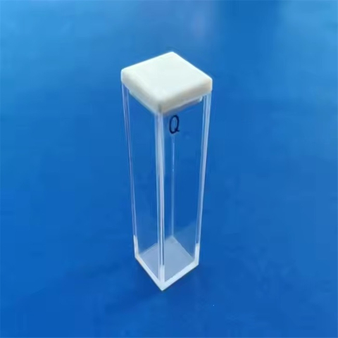 Cuvette fluorescente &agrave; quartz de 3,5 ml