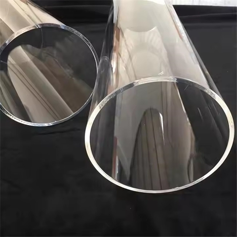 Tubo al quarzo trasparente resistente alle alte temperature da 3-600 mm