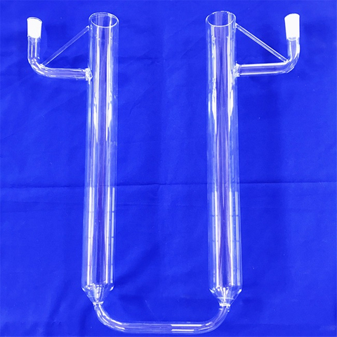 Tubo in vetro al quarzo con lampada trasparente a forma di U da 3-300 mm