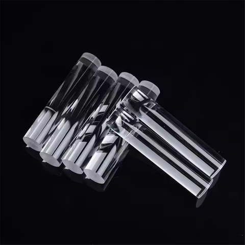 Vidro de quartzo lustrado transparente &oacute;tico Rod da pureza alta