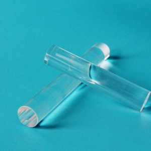 Rod de quartz rond poli ignifuge de communication optique faite sur commande