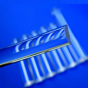 Asta di silice fusa con lavorazione personalizzata CNC con metà rotonda