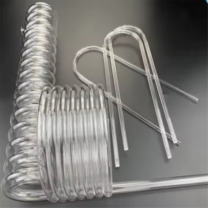 Buitendiameter 10-600 mm spiraalvormig gesmolten silicabuis