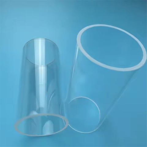 Tubo de s&iacute;lica fundida de grande di&acirc;metro de 50-900 mm