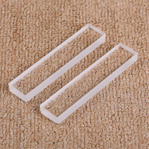 투명한 융합 부식 방지 석영 플레이트