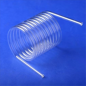 Kwartsglasbuis met lage thermische uitzettingsco&euml;ffici&euml;nt van 5-50 mm