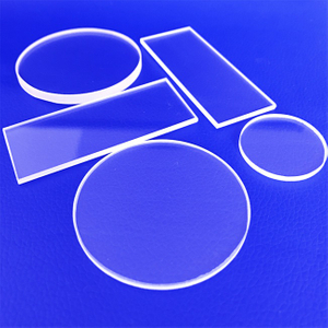 Ultrad&uuml;nne Quarzglasscheibe der JGS-Serie