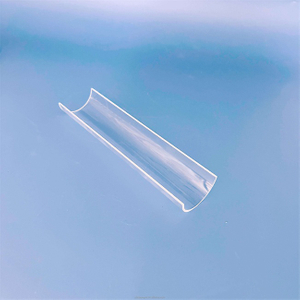 Tubo de cuarzo arqueado transparente de alta pureza de 5-500 mm