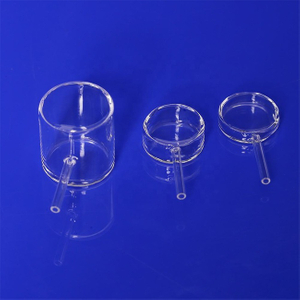 実験用石英フローセル反応容器