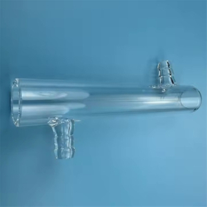 Tubo de s&iacute;lice fundida transparente de di&aacute;metro exterior 2-900 mm