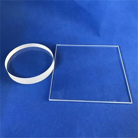 Plaque de verre de quartz de filtre optique &agrave; haute transmission