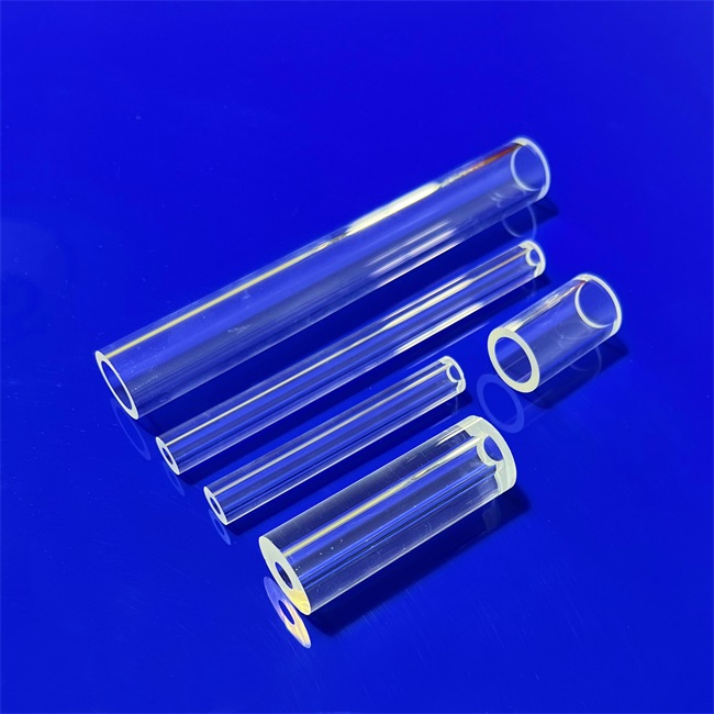 3-300 mm elektrisch beheiztes hochreines transparentes Quarzglasrohr