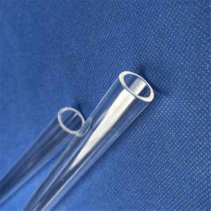 Transparante kwartsbuis met een diameter van 10 mm