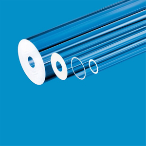 1800°Cの熱抵抗を備えた石英チューブ