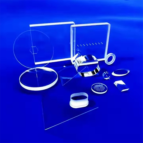 Placa de vidrio transparente de cuarzo &oacute;ptico fundido JGS1 JGS2