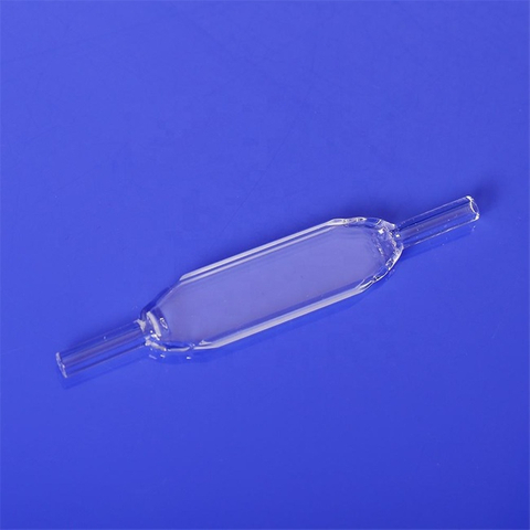 Cubeta de cuarzo UV con ventana pulida