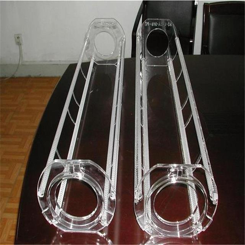 Bateau &agrave; quartz personnalis&eacute; transparent de haute puret&eacute;