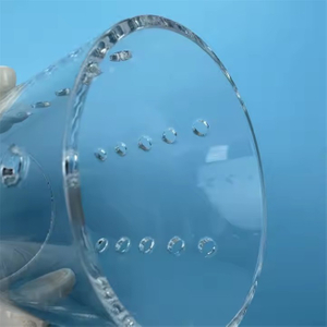 Tube de quartz for&eacute; trait&eacute; en profondeur sur mesure