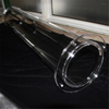 Tubo di vetro al quarzo fuso in forno trasparente ad alta purezza da 3-300 mm