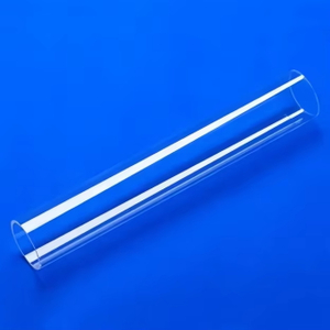 Tubo al quarzo cavo a parete spessa ad alta permeabilit&agrave;