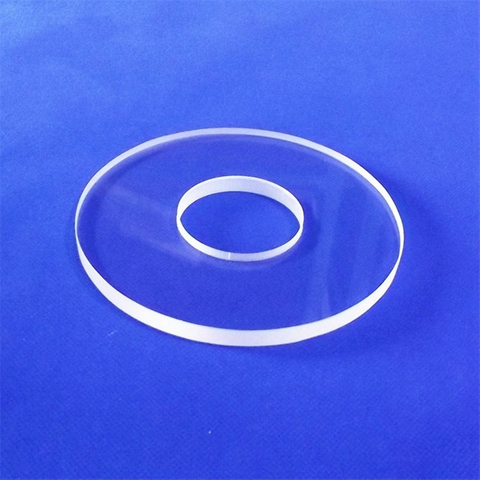 Anello al quarzo trasparente resistente all'usura