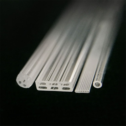 Tubo al quarzo resistente alle alte temperature (diametro 0,5 mm-20 mm)