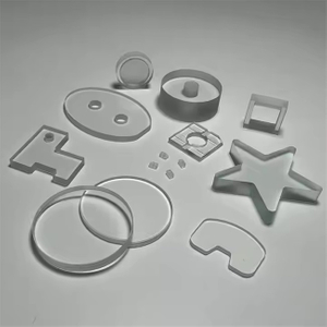 Различные формы пластин из полированного оптического кварцевого стекла