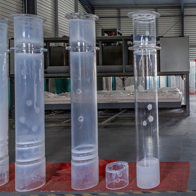 고온 방지 대형 석영 튜브