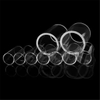 Tube en verre de silice fondu transparent