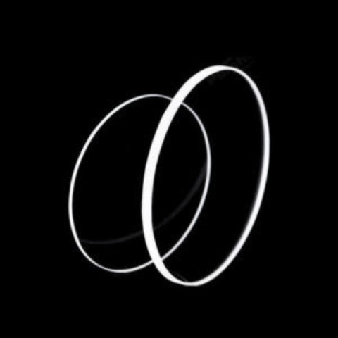 Placa de quartzo UV ultrafina redonda de laborat&oacute;rio