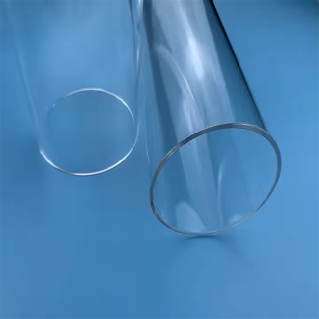 Tubo de cuarzo transparente de 10-900 mm de di&aacute;metro exterior