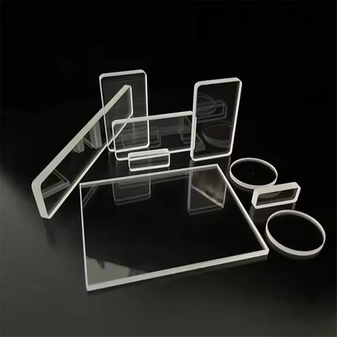 JGS2 Quarzplatte mit quadratischem Fenster
