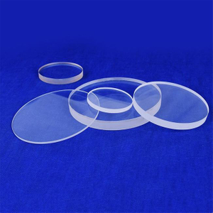 5–500 mm transparente polierte Quarzplatte